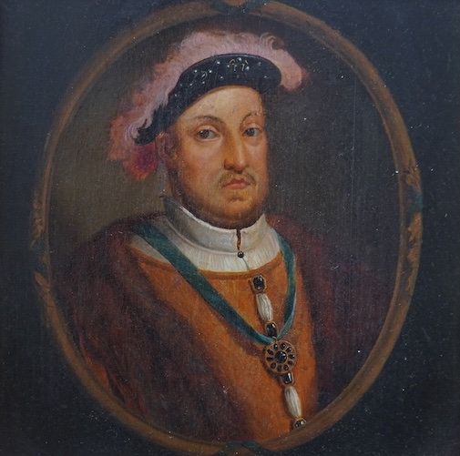 English School, 18th century, A portrait of King Henry VIII of England
